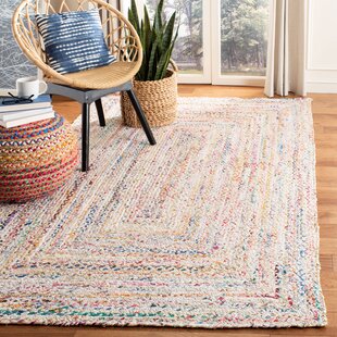 Hurst Abstract Handwoven Cotton Ivory/Multi Area Rug