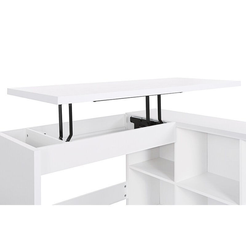 Latitude Run® L-Shaped Standing Desk | Wayfair