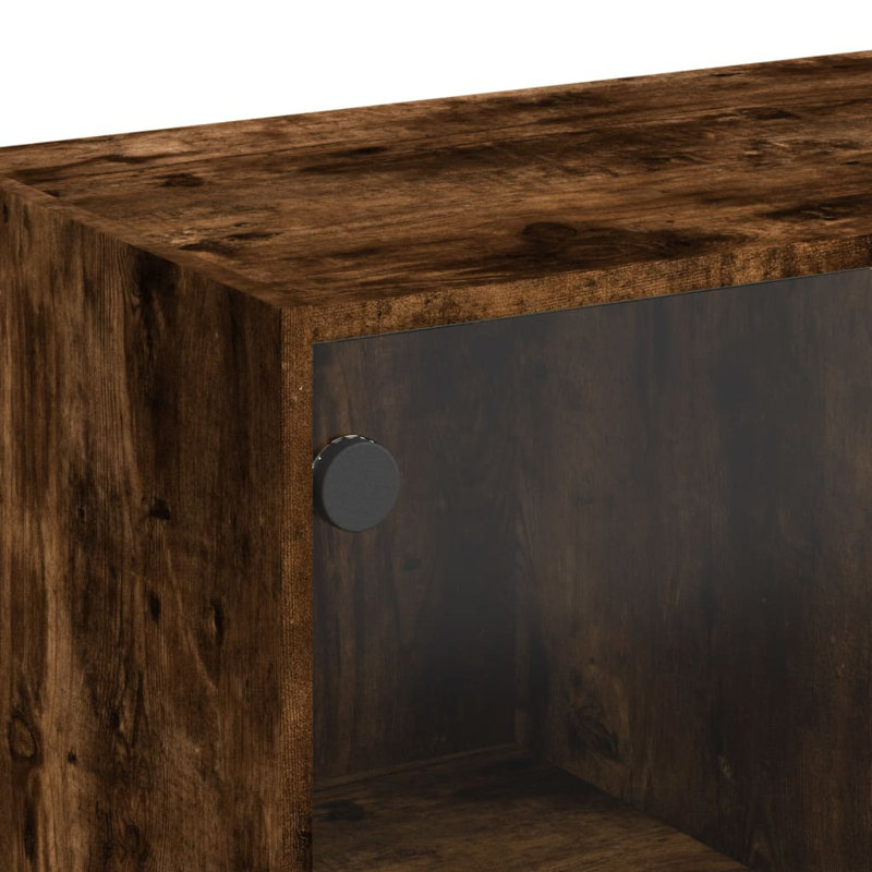 Orane China Cabinet, Smoked Oak