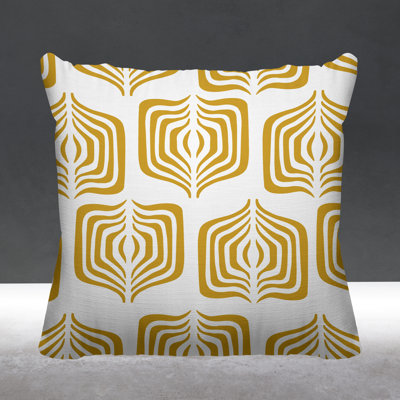 Dale Abstract Outdoor Reversible Throw Pillow