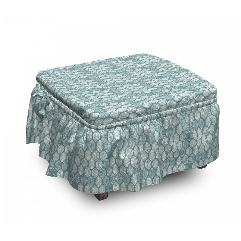 Ensemble de housse pour à coussins carrés doodle 2 pièces geometry oval