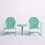 Ensemble de conversation en métal pour 2 personnes Burley