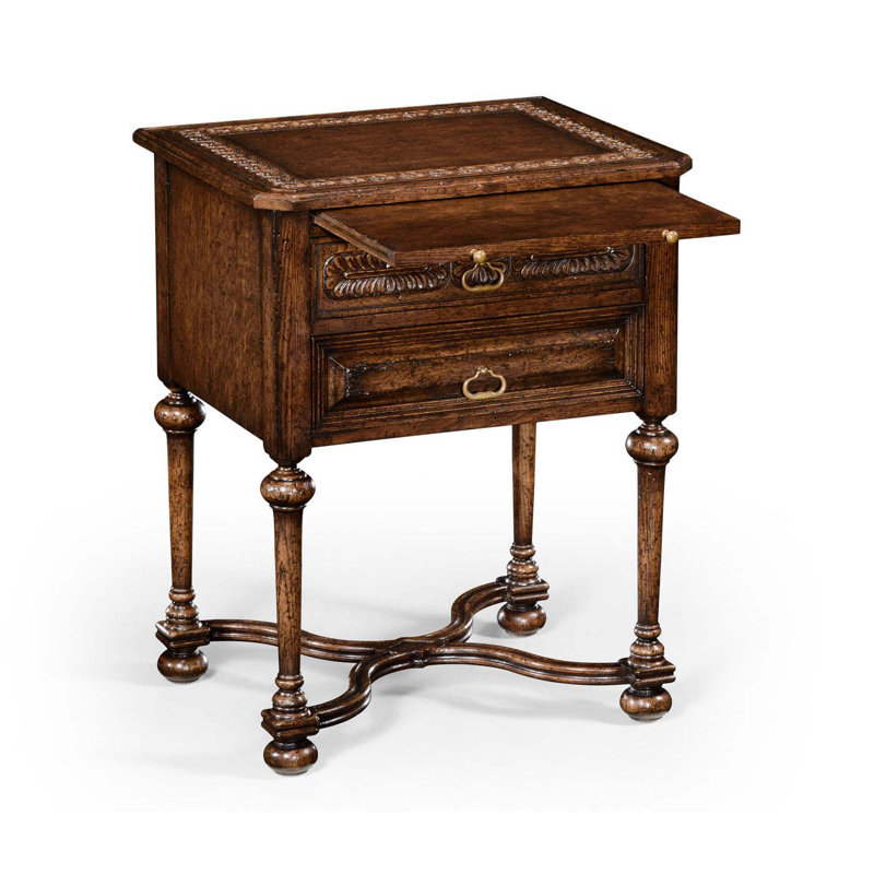 Sherwood Oak 24'' W Solid Wood Console Table