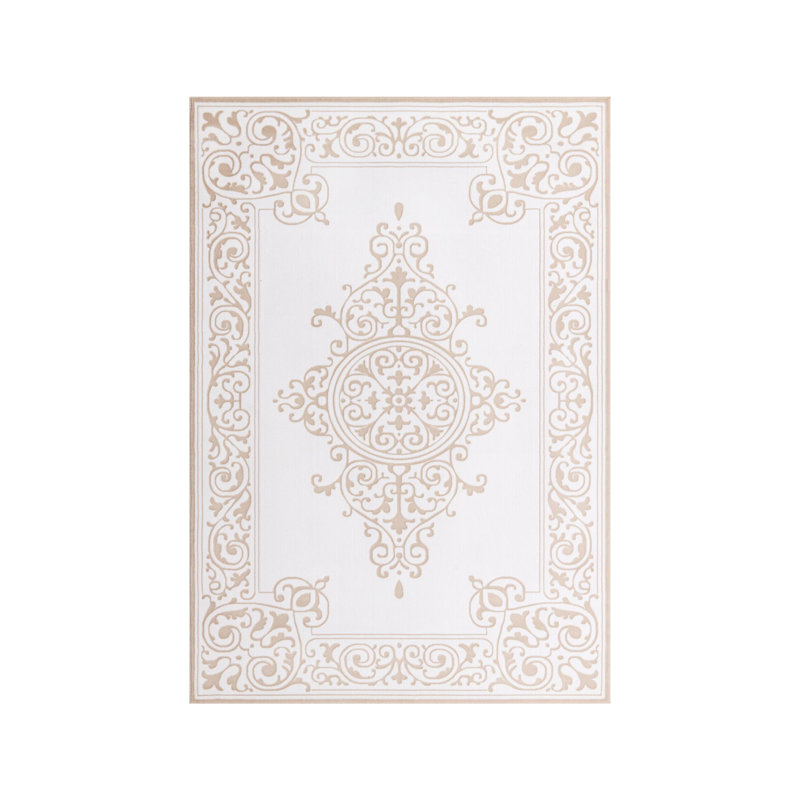 Tapis Charlton Home® Hermitage, Rectangle 9 pi x 12 pi