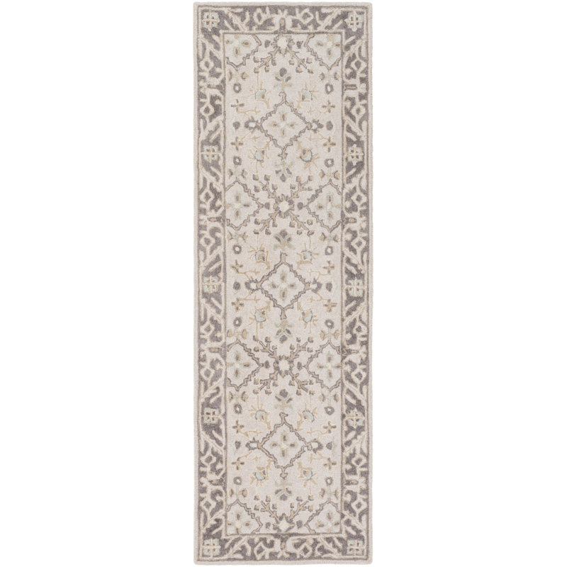 Pottershill Hand Tufted Wool Ikat Indoor Rug, Runner 2'6" x 8'