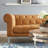 Idyll Tufted Button Upholstered Leather Chesterfield Sofa-1562677970