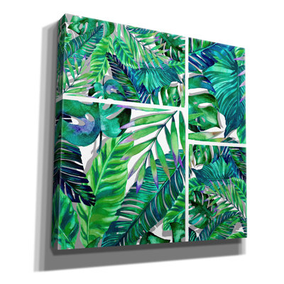 «Tropical Leaves 2» par Mark Ashkenazi, art mural sur toile