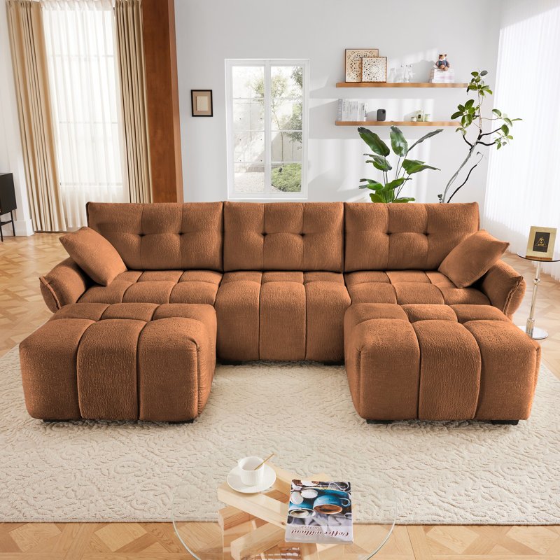 Canapé modulaire, Orange