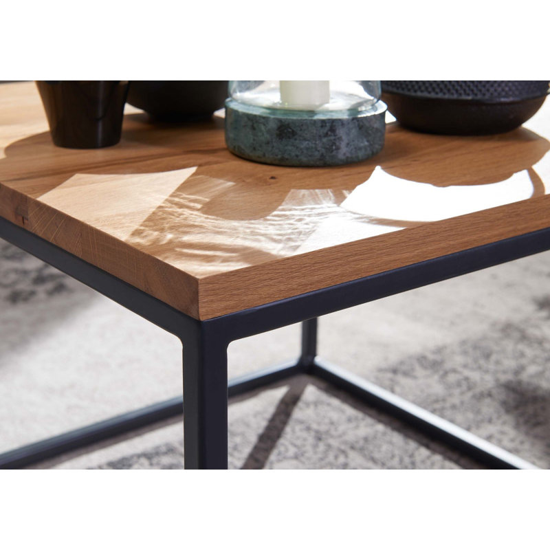 Villanders Solid Wood Frame Coffee Table, 43cm H x 60cm W x 60cm D
