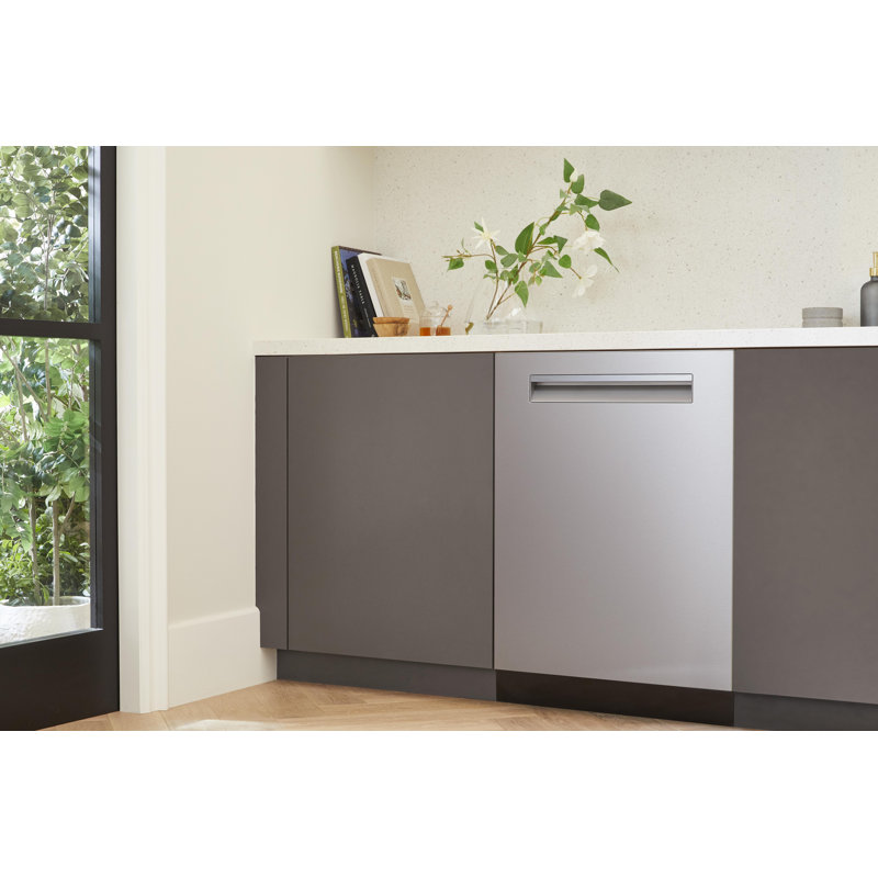 24" Stainless Steel Built-In Smart Dishwasher with Top Control