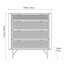 Caylin Solid Wood 100 cm W Chest of 4 Drawers