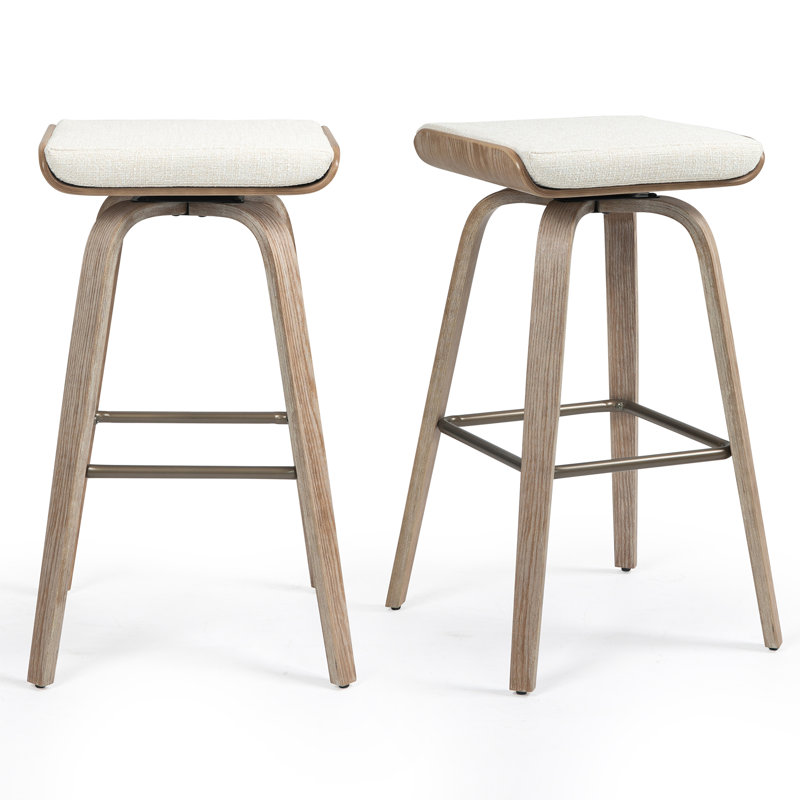 Magdiel Swivel Upholstered Counter Stool, Bar Stool (29.92” Seat Height)