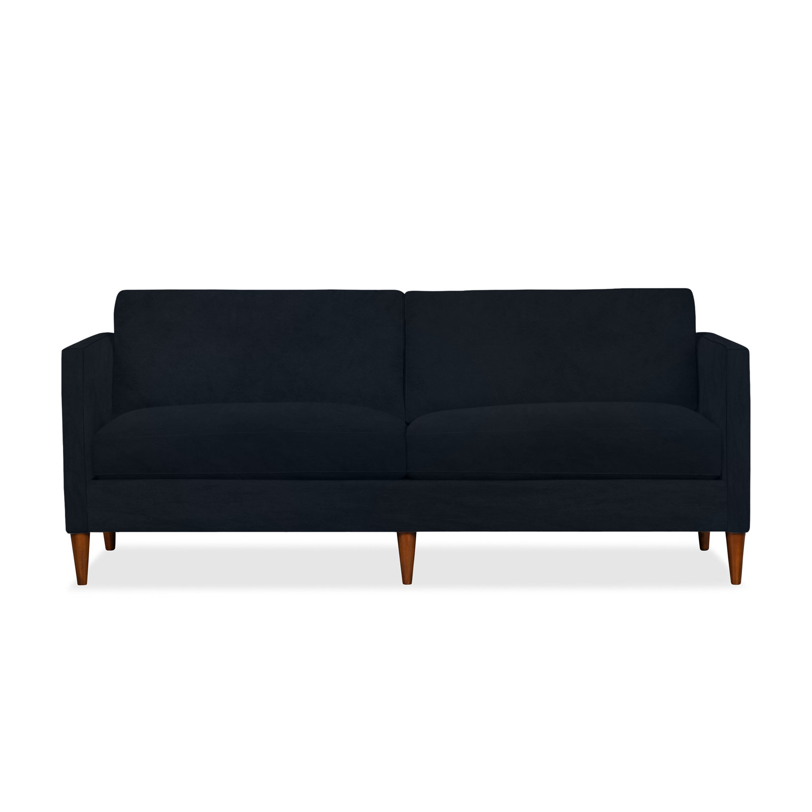 Clifford 87'' Sofa, Bella Ink Blue Performance Velvet