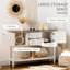Table rétro avec tiroirs, option d'espace - console blanche patinée, polyvalente pour la maison