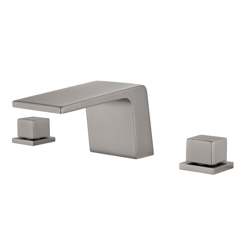 2-handle Bathroom Faucet, Gun Gray