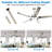 Asterios Ceiling Fan with LED Lights