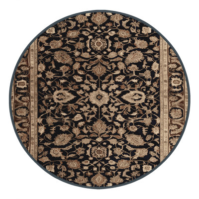Tapis brun turc lavable à la machine