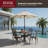 Cynthy 4 - Person 41" Cast Aluminum Patio Furniture Outdoor Dining Set