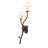 22" Wide Lone Pine 2 Light Right Wall Sconce