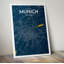 Munich City Map - No Frame Print-171011234