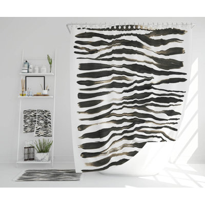 Nema Polyester Shower Curtain Set