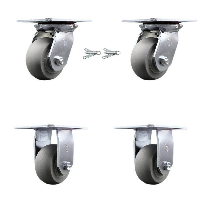 4 Piece Thermoplastic Caster Set