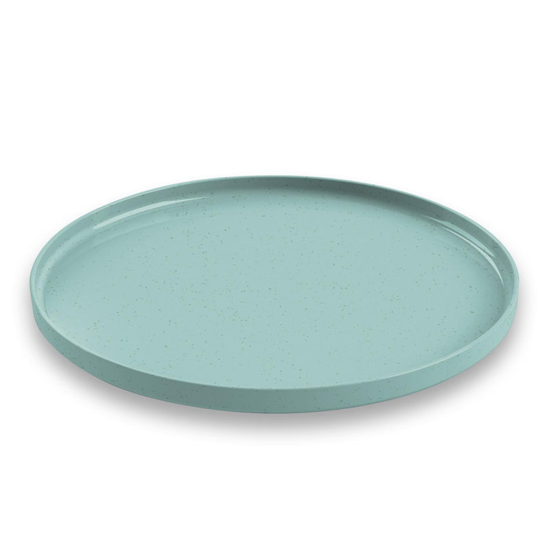 Emanda Tropical Dinner Plate, Teal