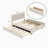 Ketilelf Kids Queen Platform with Trundle with Drawers-876688135