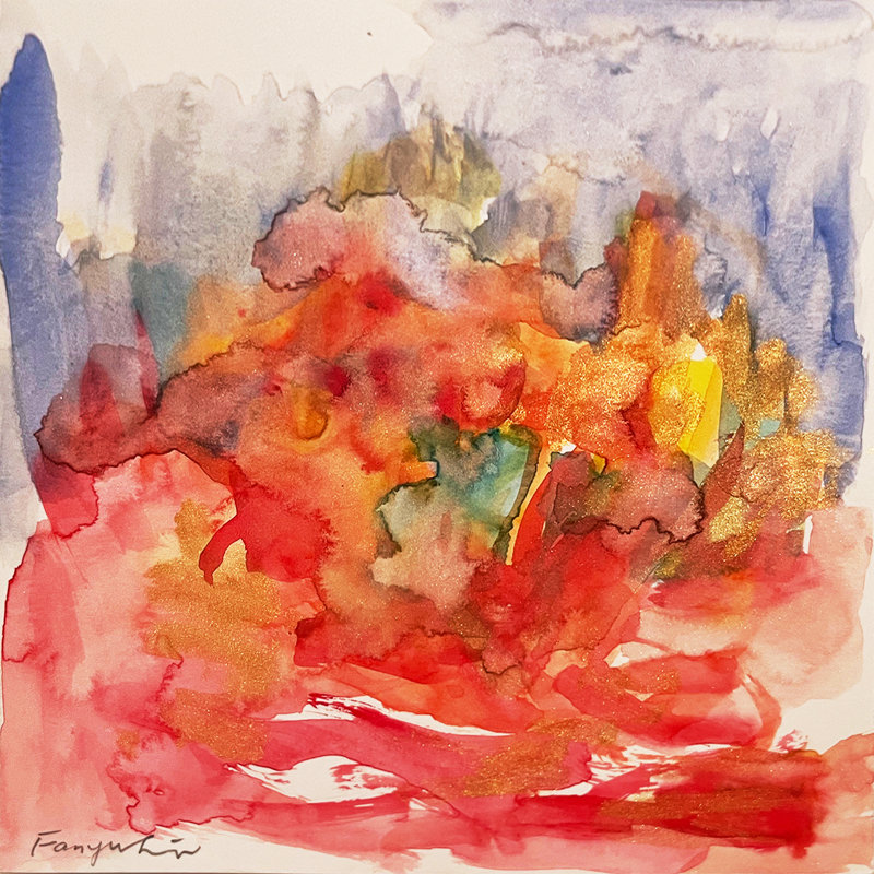 «Trace The Blossom No.2» par Fanyu Lin - reproduction d'un seul cadre