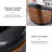 Genuine Leather Swivel Barrel Chair(Set Of 2)-223032019