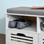 Segars Polyester Upholstered Storage Bench