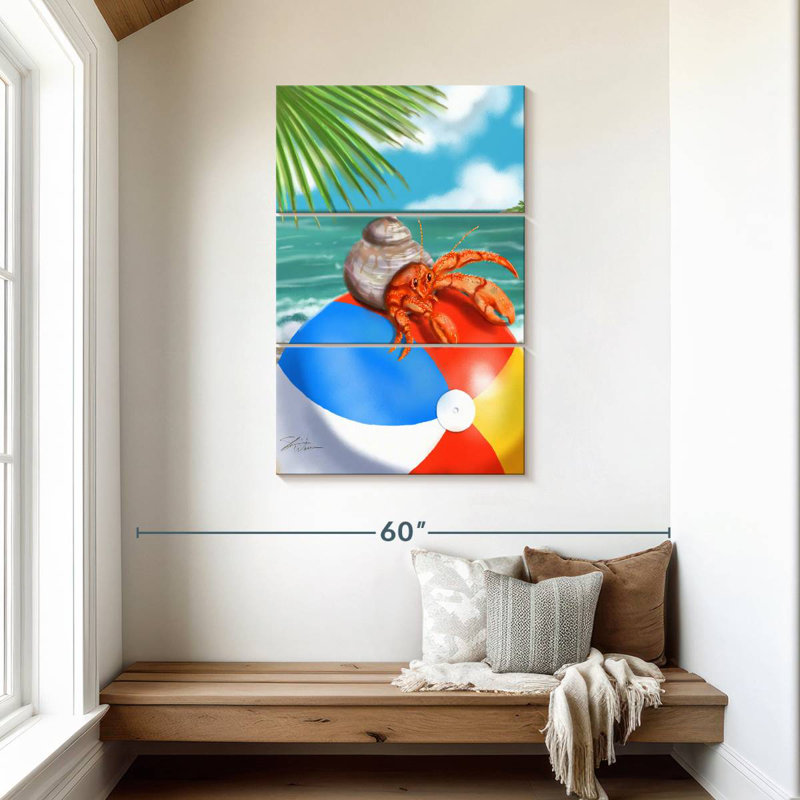 Bernard-l'hermite Brampt Beach Friends, H 45 po x l 28 po