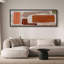 Impression sur toile encadrée orange et brun-107118452-111666035