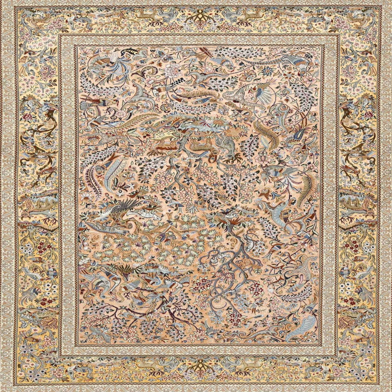Oriental Indoor Rug, Round 8'
