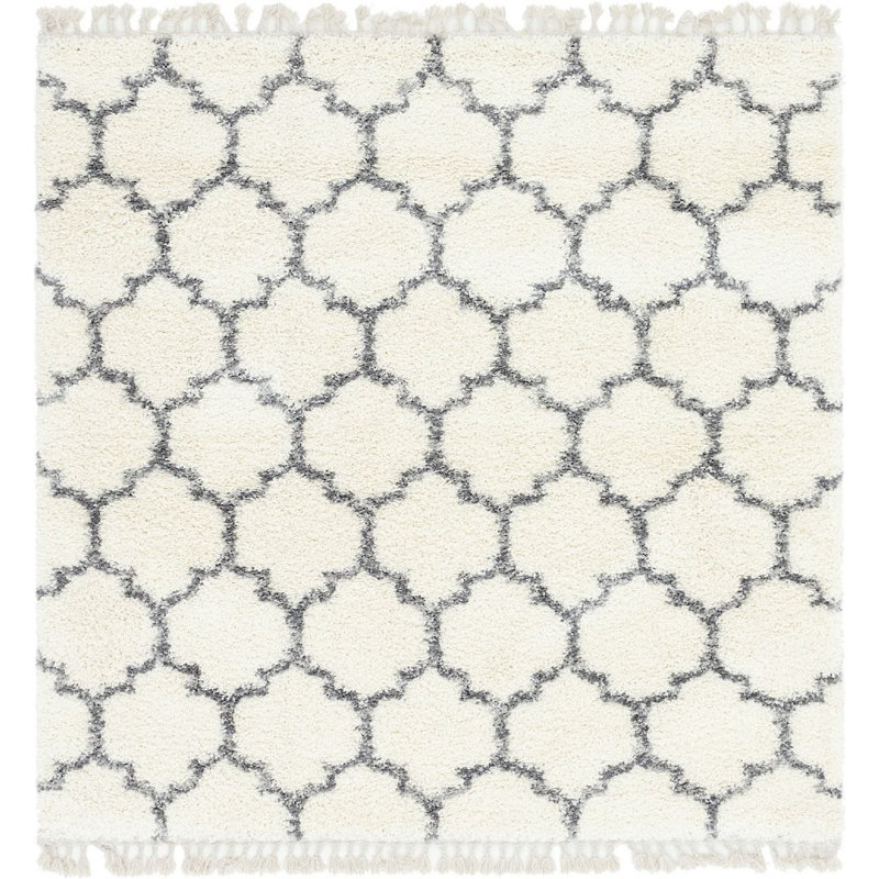 Tapis ivoire Mitzy, Carré 8 pi