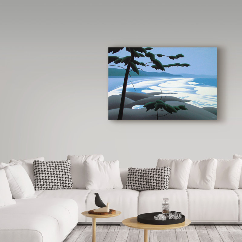 «Wickanninish» par Etelca, impression sur toile tendue, H 12 po x l 19 po x P 2 po