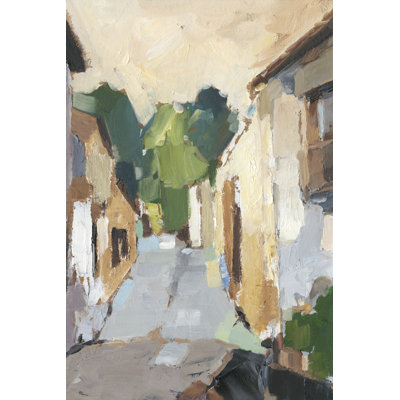 " Village Streets I " by Ethan Harper Painting Print