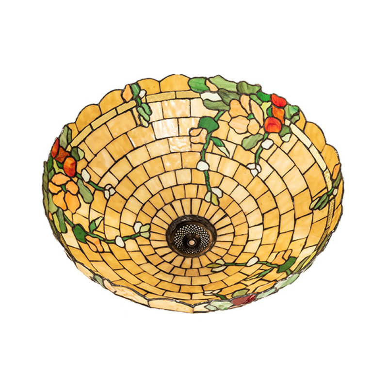 Duffner And Kimberly Hollyhock Bowl Lamp Shade