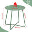 Paiten Round Iron Outdoor Side Table - 48 cm W 45 cm D-2072496309