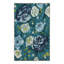 Tapis décoratif lavable à motif Blue Rose-1903534819