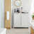 Tilted Laundry Hamper with Removable Baskets and Storage Cabinet