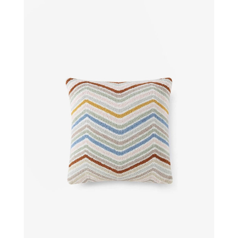 Cusco Chevron Throw Pillow, Mineral Chevron