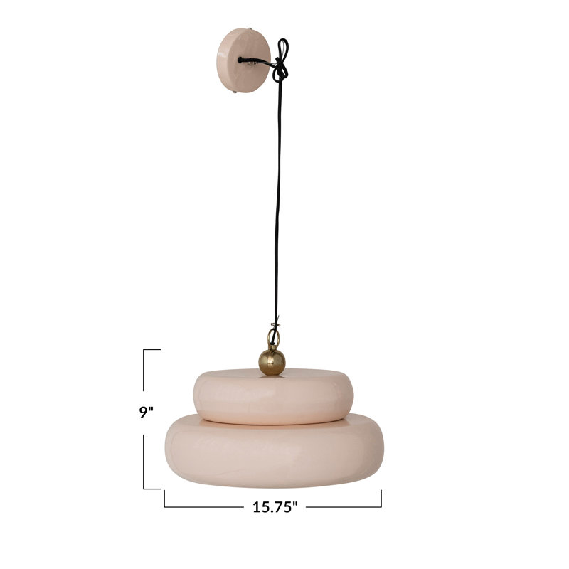 Metal Pendant Lamp with Electrical Fitting