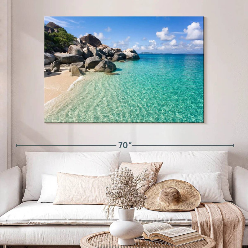 Gillard Spring Bay Beach, 34" H x 51" W
