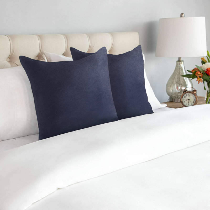 Nalaiyah Square Cushion, Navy