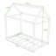 Lit simple en bois