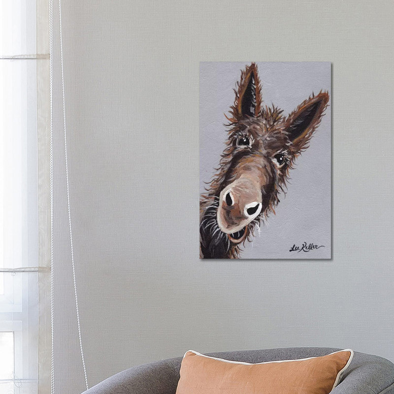 Rufus The Donkey - Wrapped Canvas Print, 66.04 cm H x 45.72 cm W x 1.91 cm D