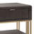 West End Loft Open Shelf Nightstand with Storage Drawer