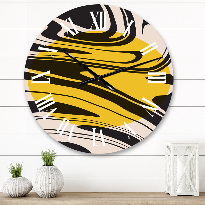 Horloge murale rétro Mid-Century 1, Moyen