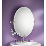 Moen Glenshire Contemporary Beveled Frameless Vanity Mirror